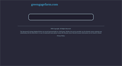 Desktop Screenshot of greengagefarm.com