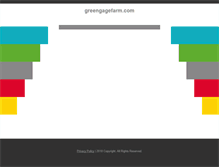 Tablet Screenshot of greengagefarm.com